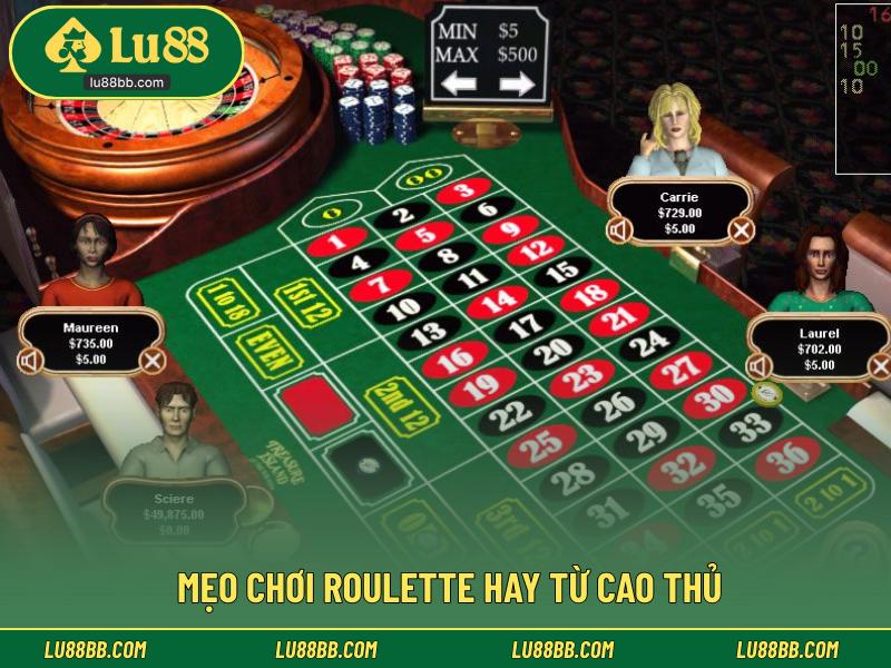 Mẹo chơi roulette hay từ cao thủ